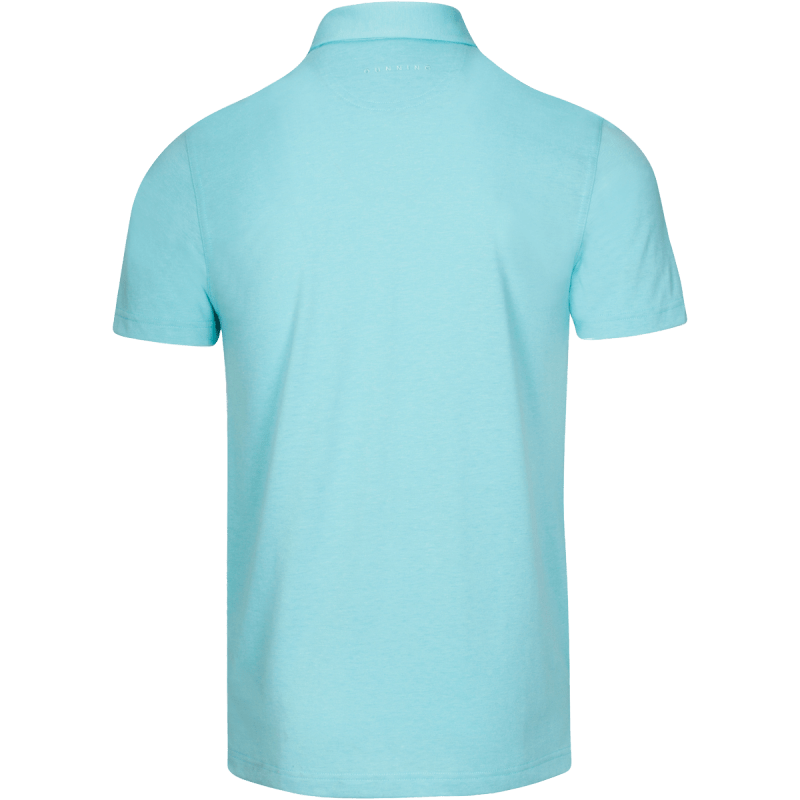 Dunning Witham Performance Pocket Polo - 40-42" Chest - Beize Heather - Image 2