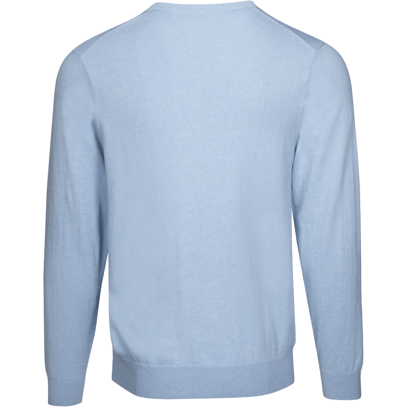 Dunning Golf Selborne V Neck Sweater - Small 40-42" Chest - Celestia Heather - Image 2