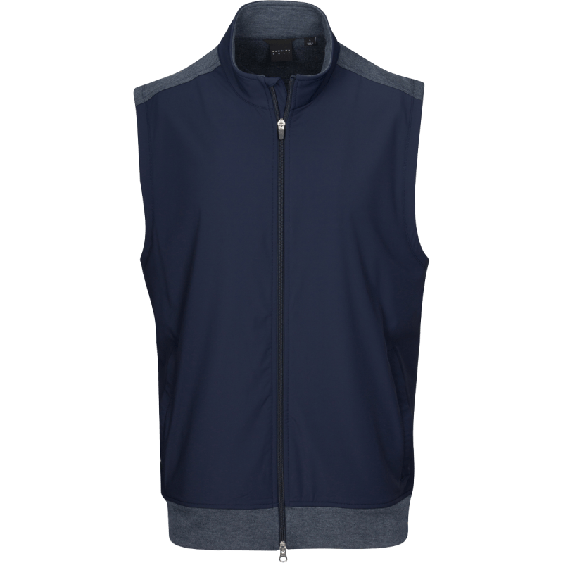 Dunning Golf Risbury Vest Gilet Full Zip - Small 40-42" Chest - Halo Heather