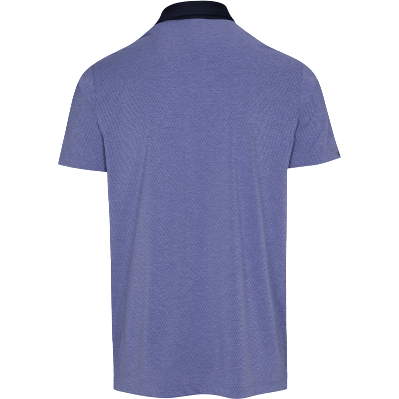 DUNNING MOSLEY JACQUARD PERFORMANCE POLO - 40-42" Chest - HALO/DEWBERRY - Image 2