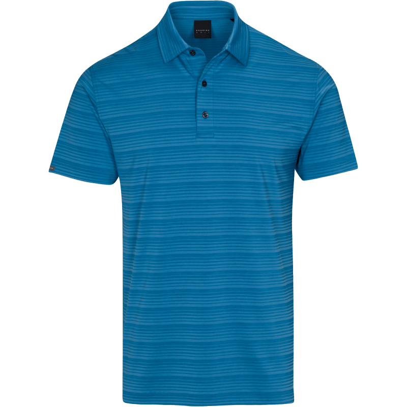 DUNNING LANDOR JERSEY POLO 40-42" Chest- Seaport Heather