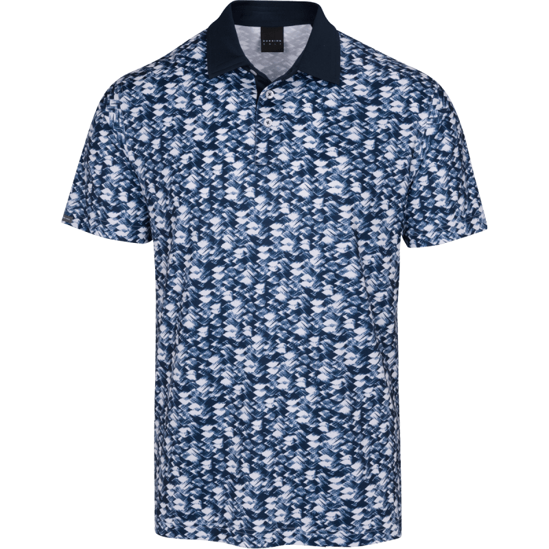 DUNNING PERFORMANCE POLO - 40-42" Chest - HALO/WHITE