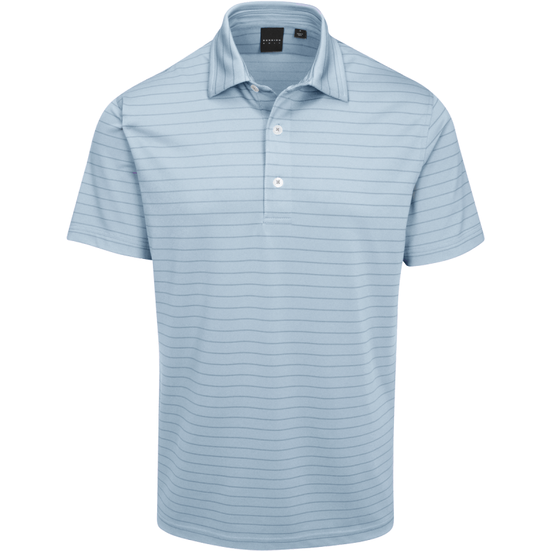 Dunning Golf Kilburn Pique Performance Polo Shirt - 40-42" Chest - Fresh