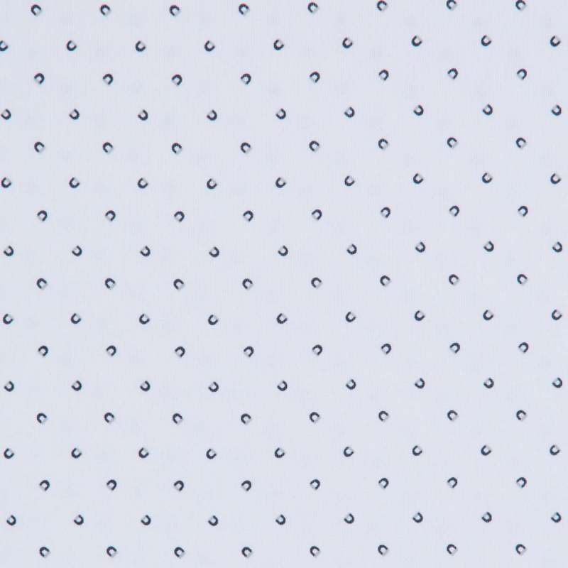 DUNNING SIGNATURE D PERFORMANCE JERSEY POLO 40-42" Chest-WHITE - Image 3