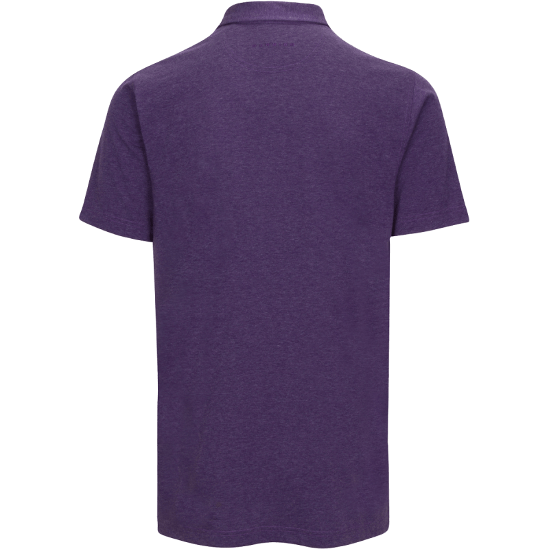 Dunning Golf Natural Hand Polo Shirt - Small 40-42" Chest - Vein Heather - Image 2