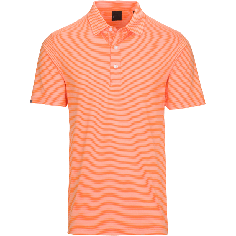 Dunning Golf Selkirk Coolmax Polo Shirt - 40-42" Chest - Vigor/White