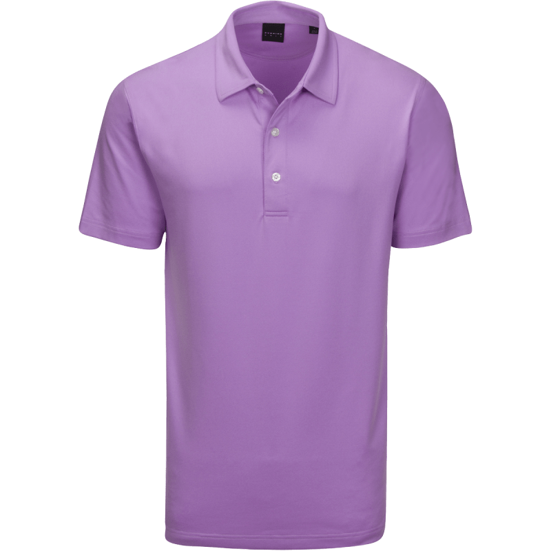 Dunning Golf Galway Jersey Polo Shirt - Small 40-42" Chest - Lilac