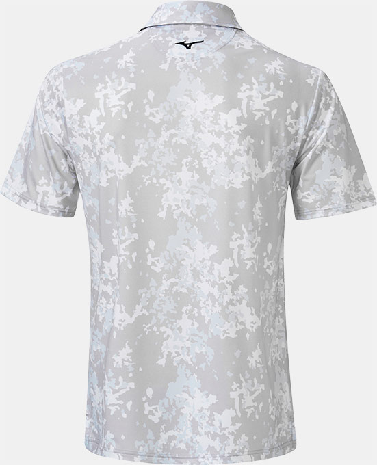 Mizuno Floral Golf Polo Shirt - Extra Large (44"-46" Chest) - Grey - Image 2