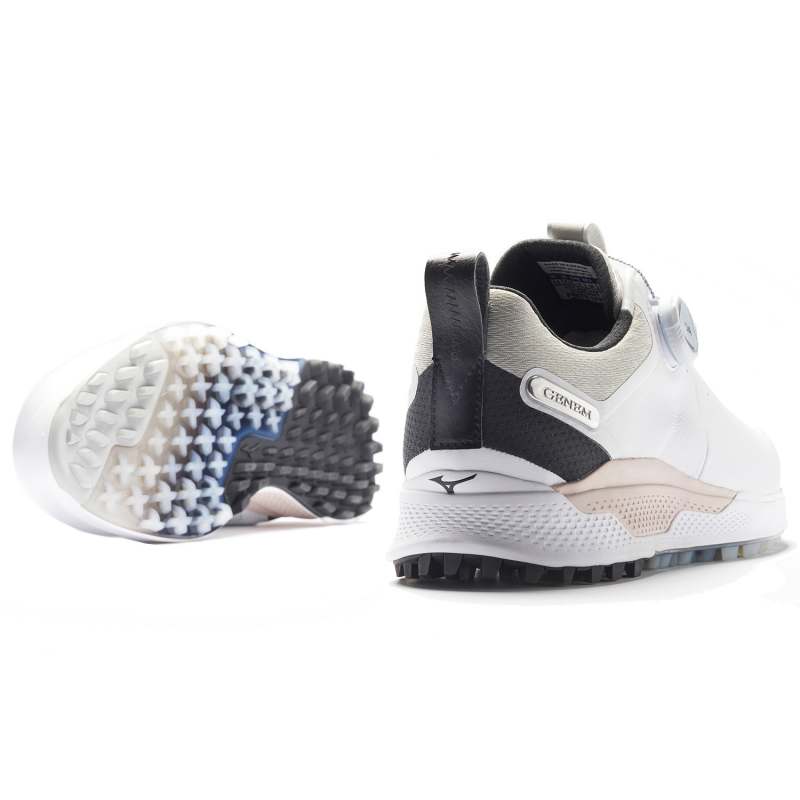 Mizuno Genem WG BOA Golf Shoes - White/Black - Choose Size - Image 4