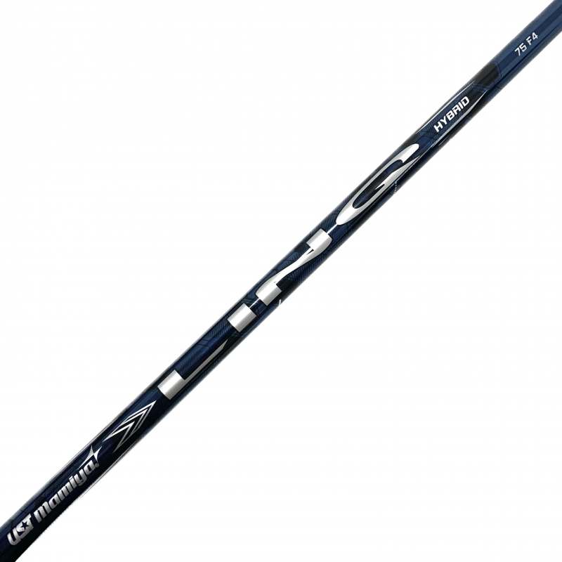 UST Mamiya LIN-Q Blue Hybrid 75 F4 Stiff Flex Shaft - Professionally Pulled