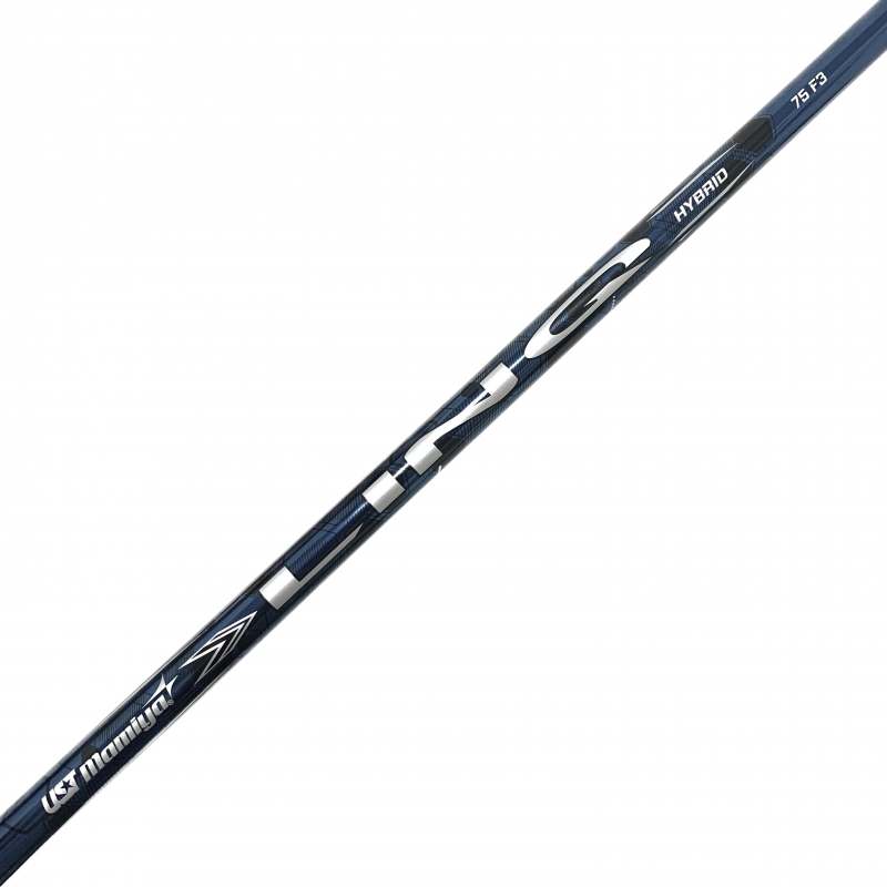 UST Mamiya LIN-Q Blue Hybrid 75 F3 Regular Flex Shaft - TaylorMade Adapter