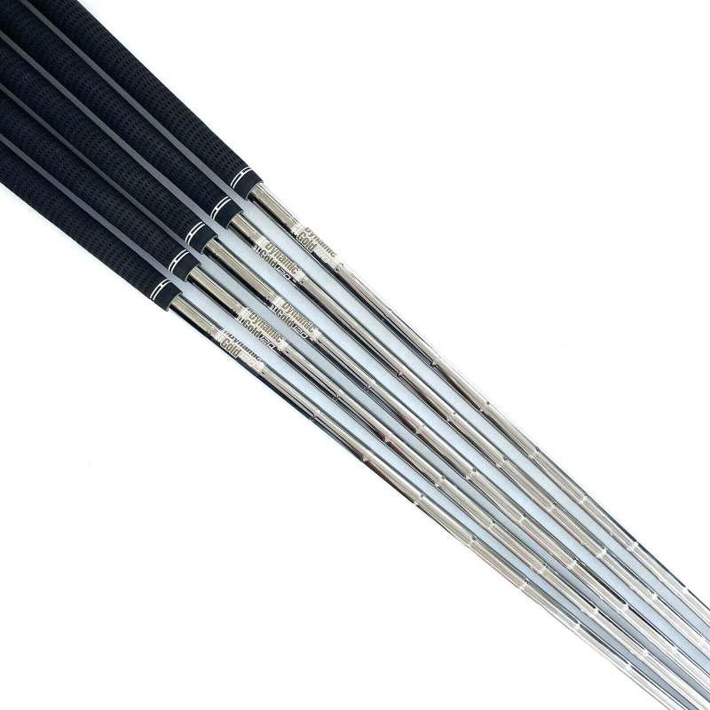 Pulled Dynamic Gold 120 6-PW (5 Shafts) Extra Stiff Flex Steel Shafts