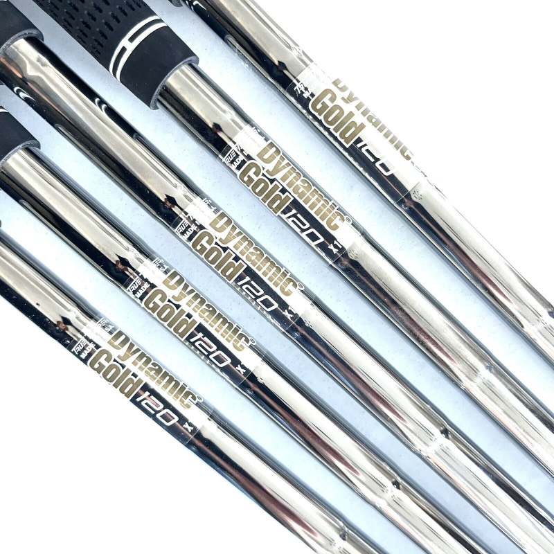 Pulled Dynamic Gold 120 6-PW (5 Shafts) Extra Stiff Flex Steel Shafts - Image 2