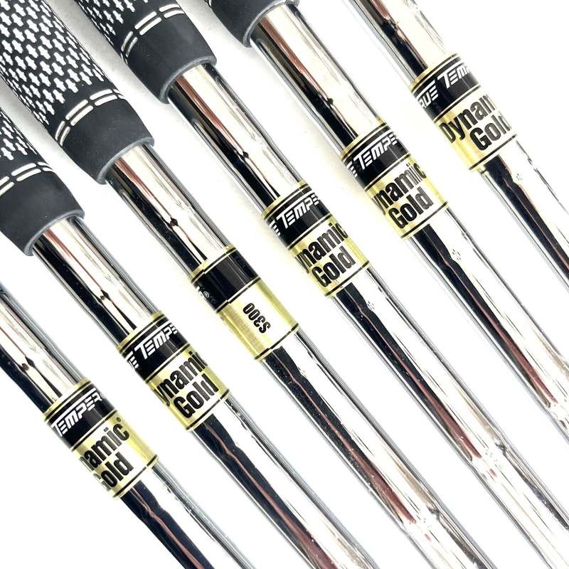 Pulled True Temper Dynamic Gold S300 #4-9 Iron (6 Shafts) Stiff Flex Steel Shafts - Image 2