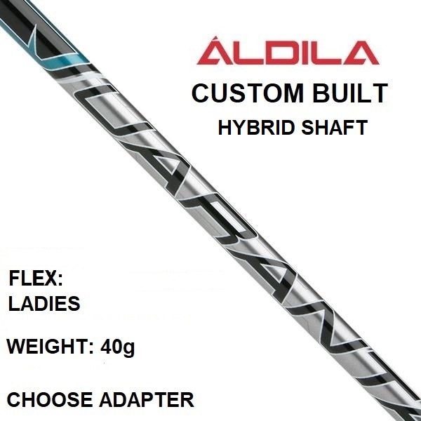 Ladies Aldila Quaranta Blue Lightweight Hybrid / Rescue Shaft - Custom Built