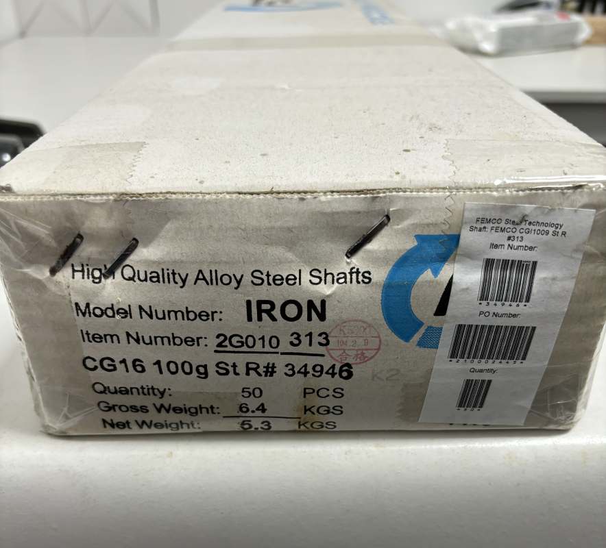 Box Qty 50 - Cleveland Traction 85 Regular Flex Golf Club Steel Iron Shafts .370 - Image 2