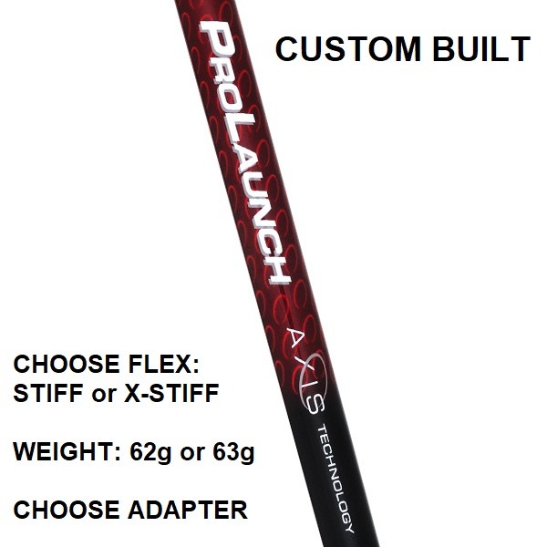 Grafalloy ProLaunch Axis Red Driver or Fairway Shaft - Custom Built