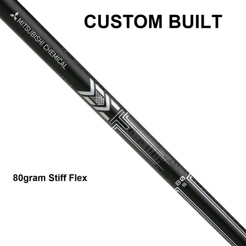 Mitsubishi MMT 304SS 80 Stiff Flex Driver or F/W Wood Shaft - Custom Built