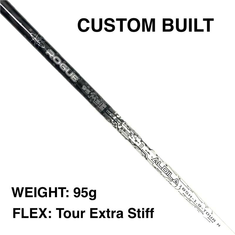 Aldila Rogue 95 MSI 105H 1.9 Tour X-Stiff Hybrid Shaft - Custom Built