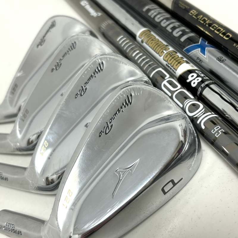 Mizuno Pro Blade 221 Short Iron Set 7-PW (4 Clubs) - Choose Shaft and Flex