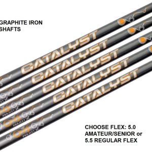 Project X Catalyst Orange Graphite Iron Shafts - .370 Parallel Tip