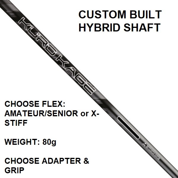 Kuro Kage Black 80g Hybrid Shaft - Custom Built