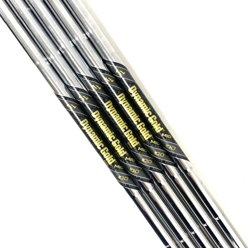 True Temper Dynamic Gold R300 Mid 100 Regular Flex Iron Shaft Set 7-GW