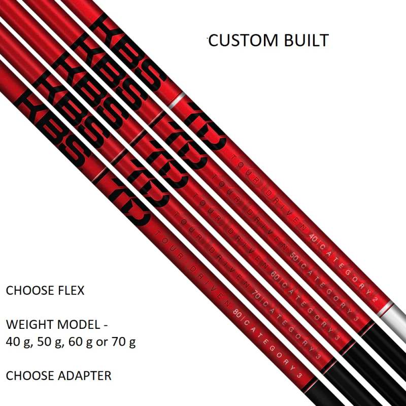 KBS Tour Driven 50, 60, 70 Driver or Fairway Shaft - Choose Flex - Custom Built