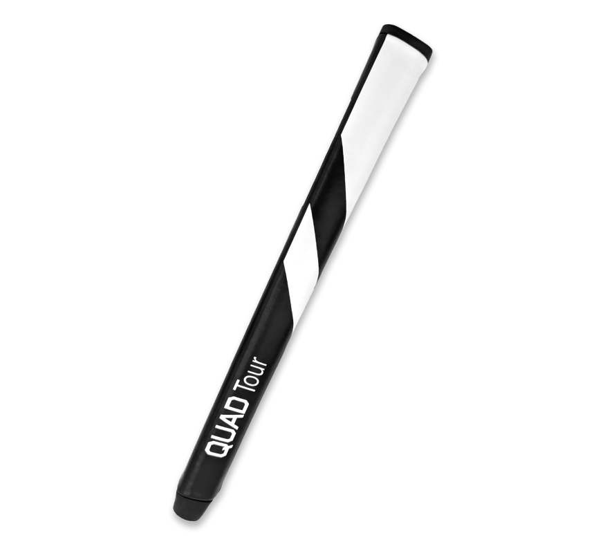 Garsen Quad Tour Tapered Pistol Putter Grip - Black & White - Image 3