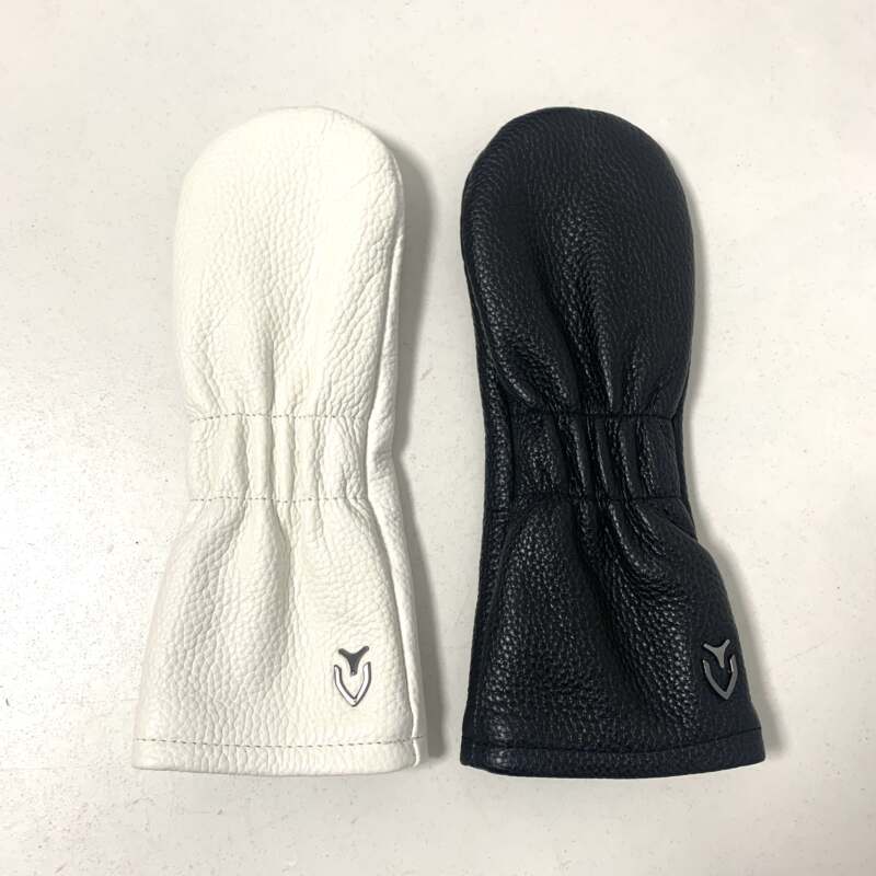 Vessel Leather Hybrid Head Cover - Choose White or Black - Image 2