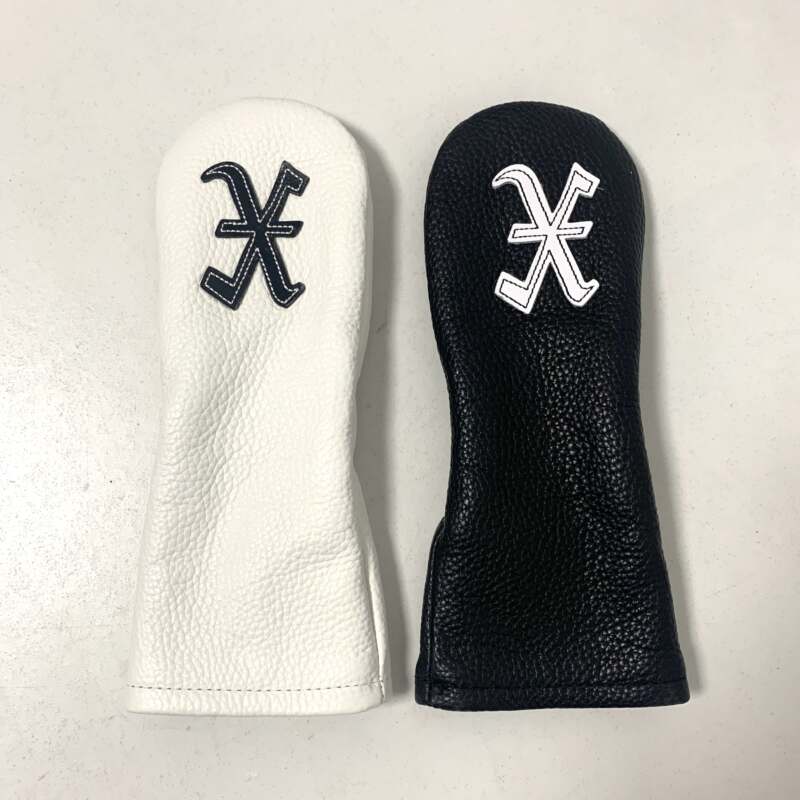 Vessel Leather Hybrid Head Cover - Choose White or Black