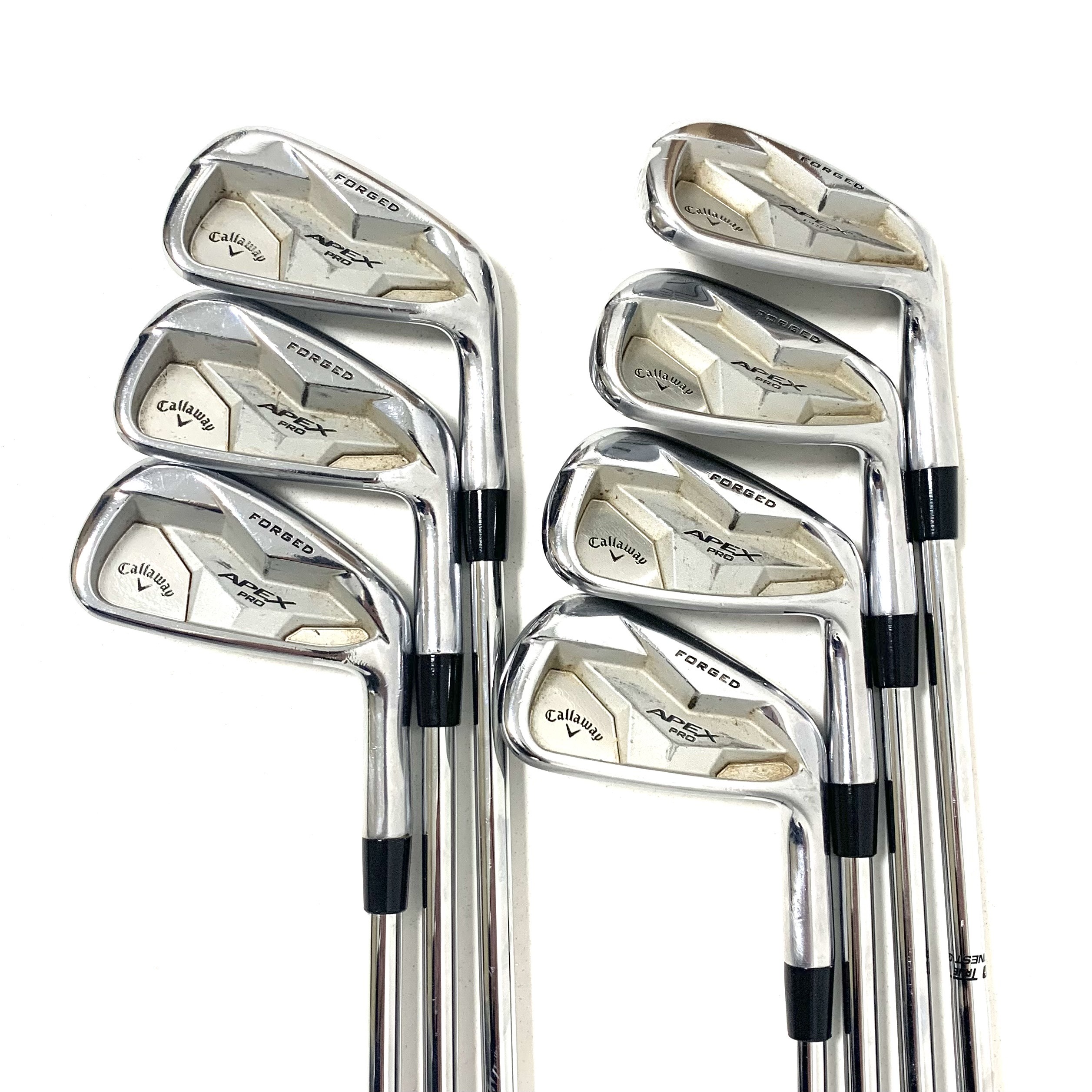 Callaway Forged Apex Pro 19 #4 - P/W Iron Set - GS95 S300 Stiff Flex Shafts