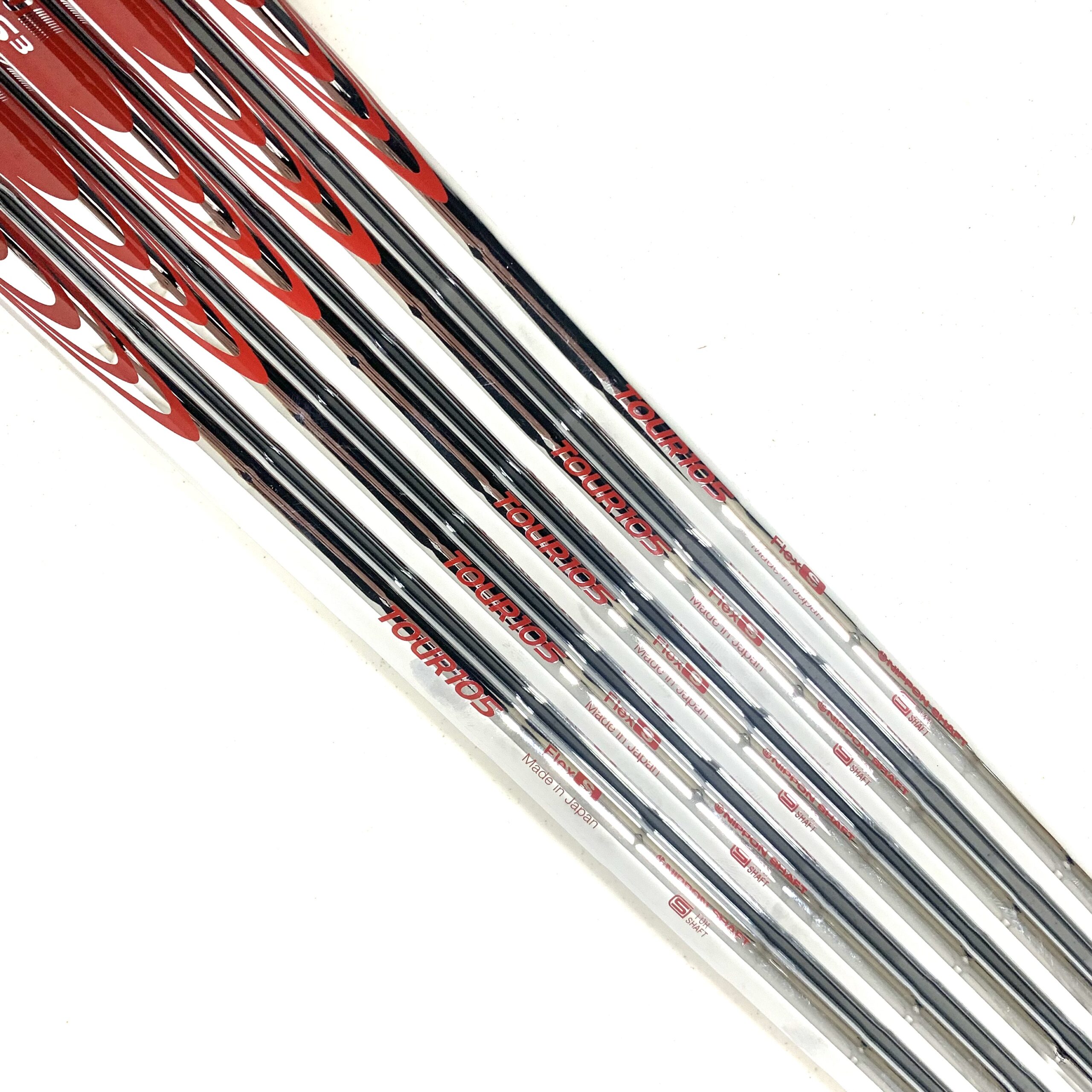 Nippon N.S.Pro Modus 3 Tour 105 Stiff Flex Iron Shaft set 5-9 Iron - (5 Shafts) - Image 2
