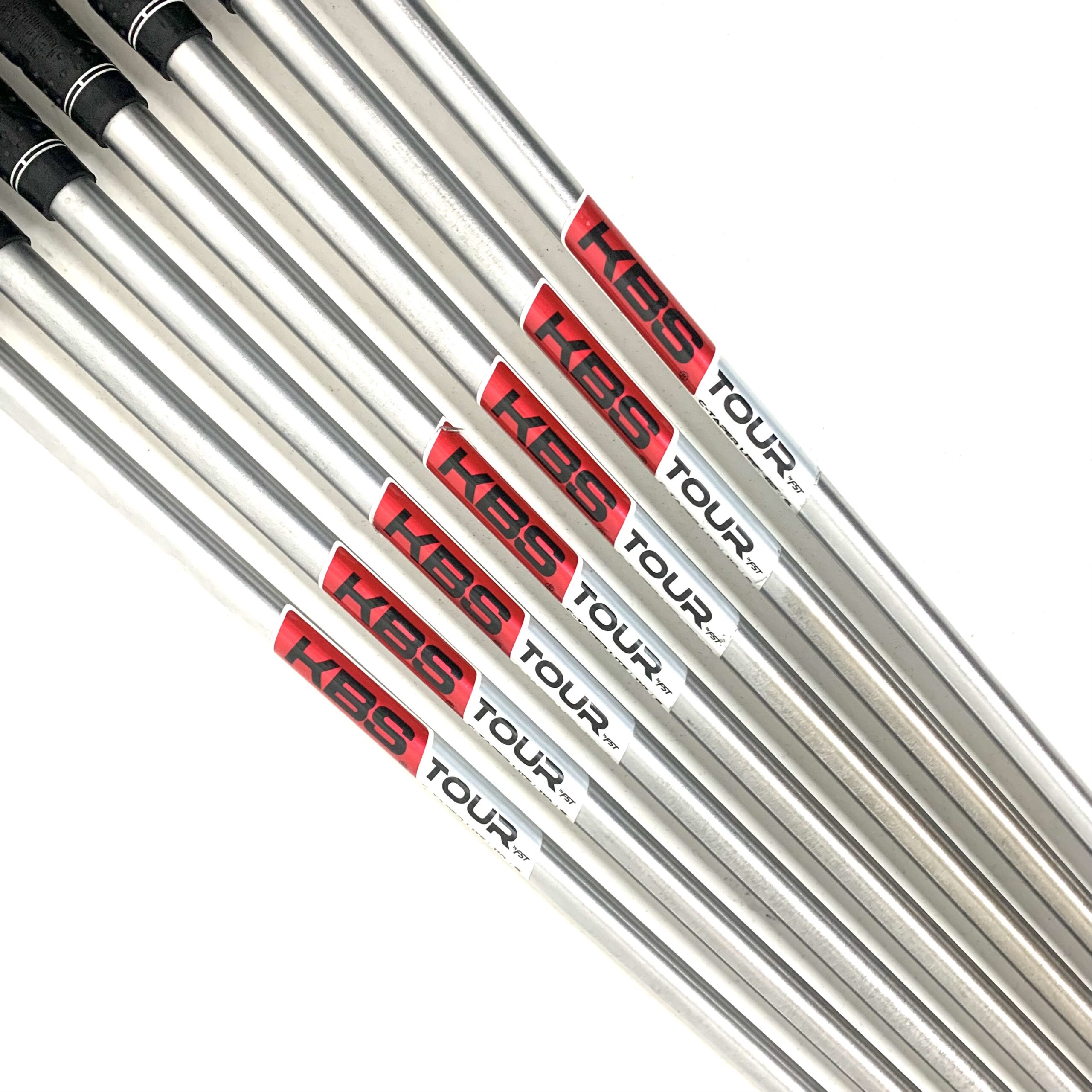 KBS Tour C-Taper Lite 110 Stiff Flex Iron Shaft Set #4-P/W - Professionally Pulled - Image 3