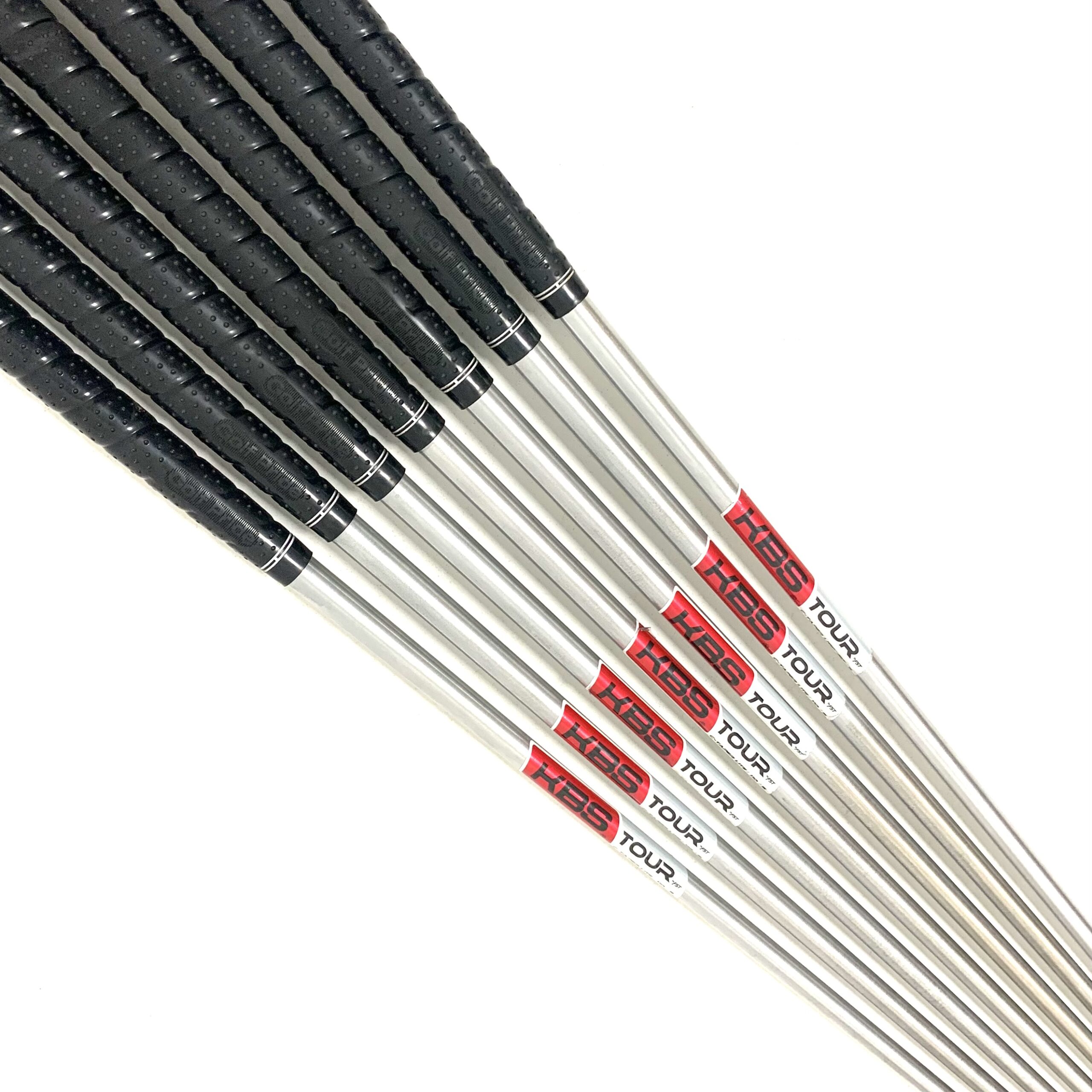 KBS Tour C-Taper Lite 110 Stiff Flex Iron Shaft Set #4-P/W - Professionally Pulled