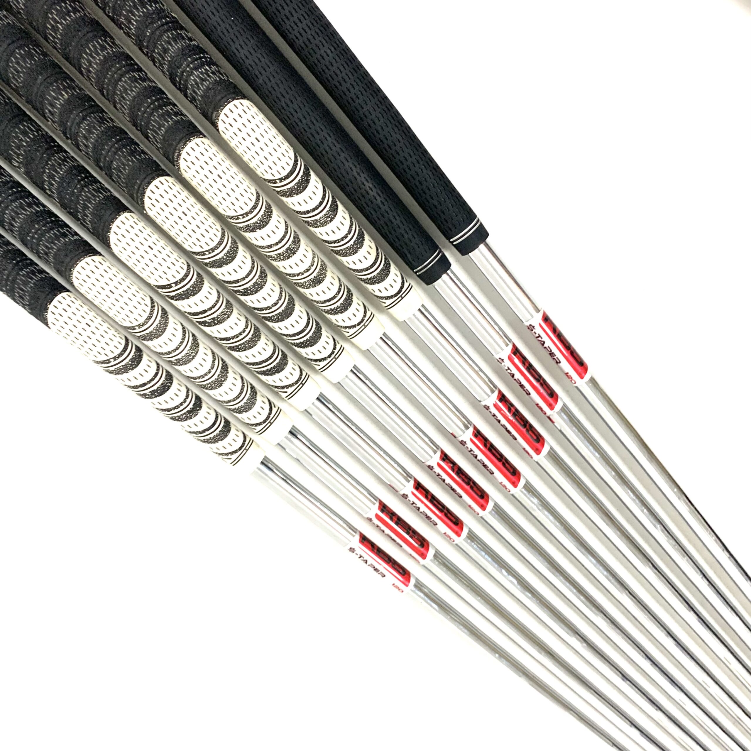 KBS $-Taper 120 Stiff Flex Iron Shaft set #4-G/W - Professionally Pulled