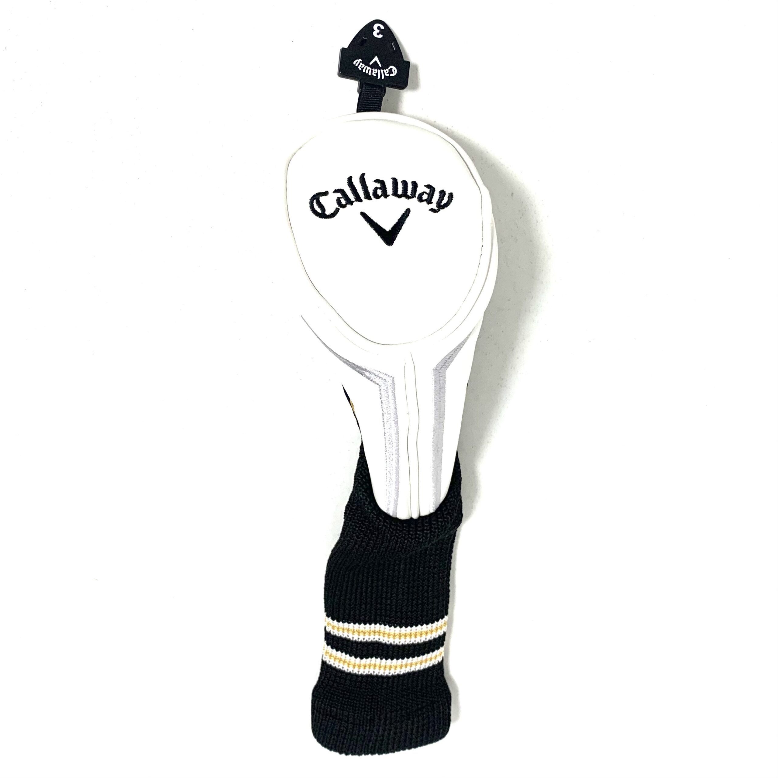 Callaway Legacy Black V #3 Hybrid Head Cover - White and Black