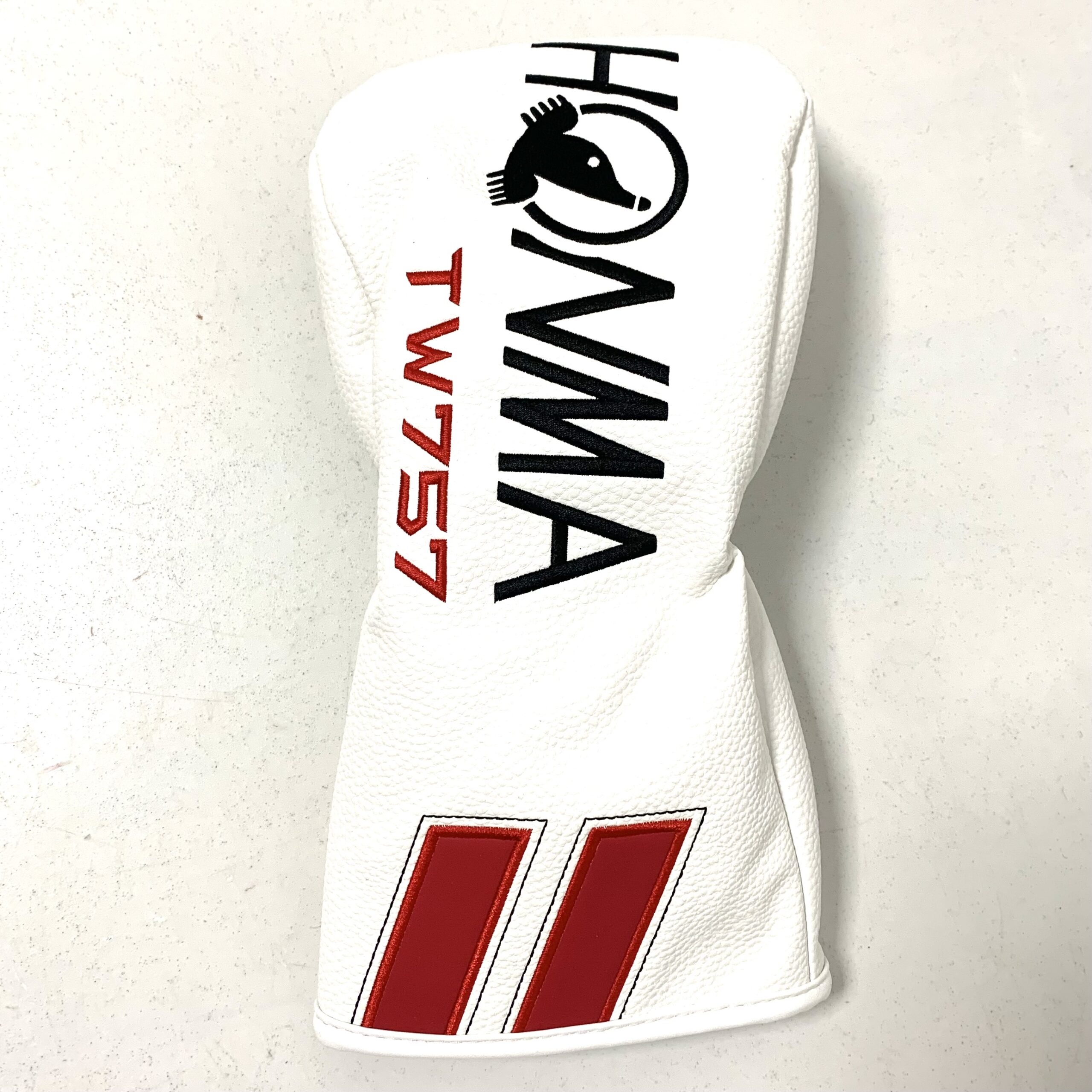 Honma TW757 T//World Driver Head Cover - White, Red and Black - Image 2