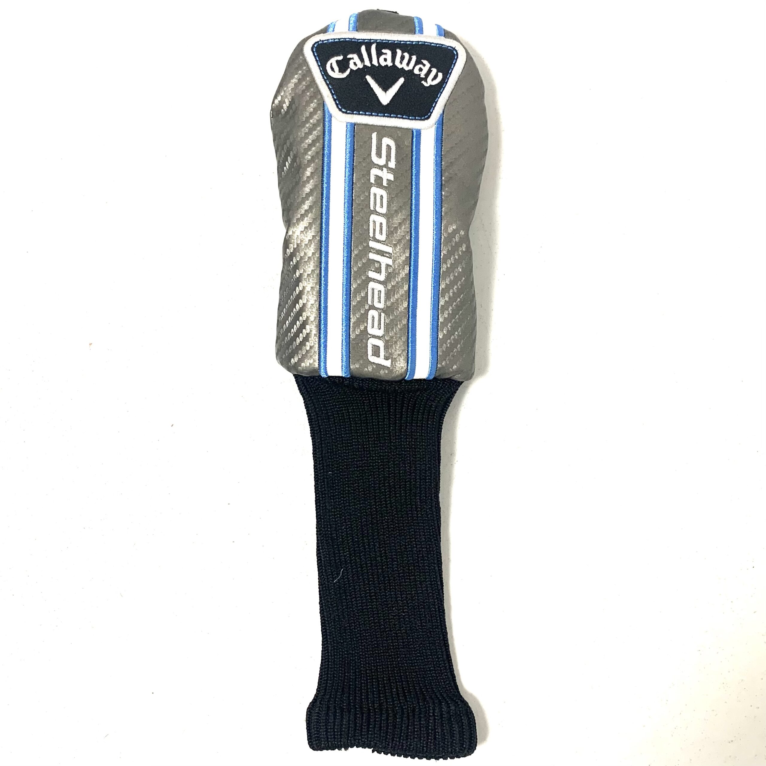 Callaway Steelhead Hybrid Headcover - Silver, Black, Blue and White - Image 2