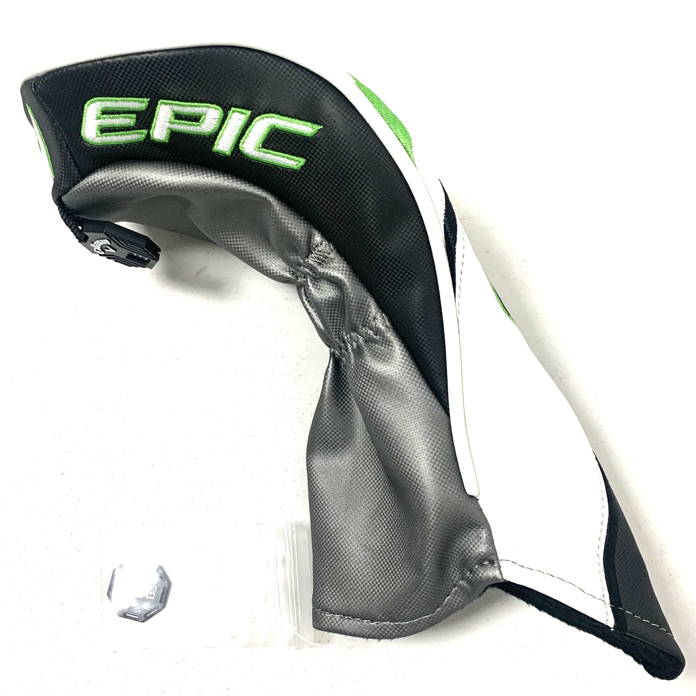 Callaway Epic Fairway Head Cover - Black, White, Grey and Green - Image 3