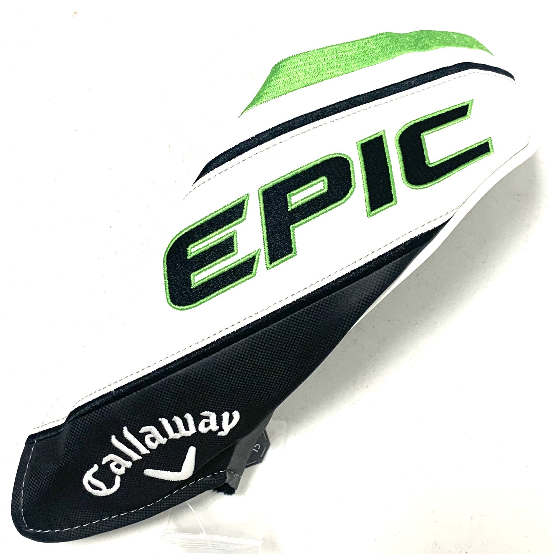 Callaway Epic Fairway Head Cover - Black, White, Grey and Green