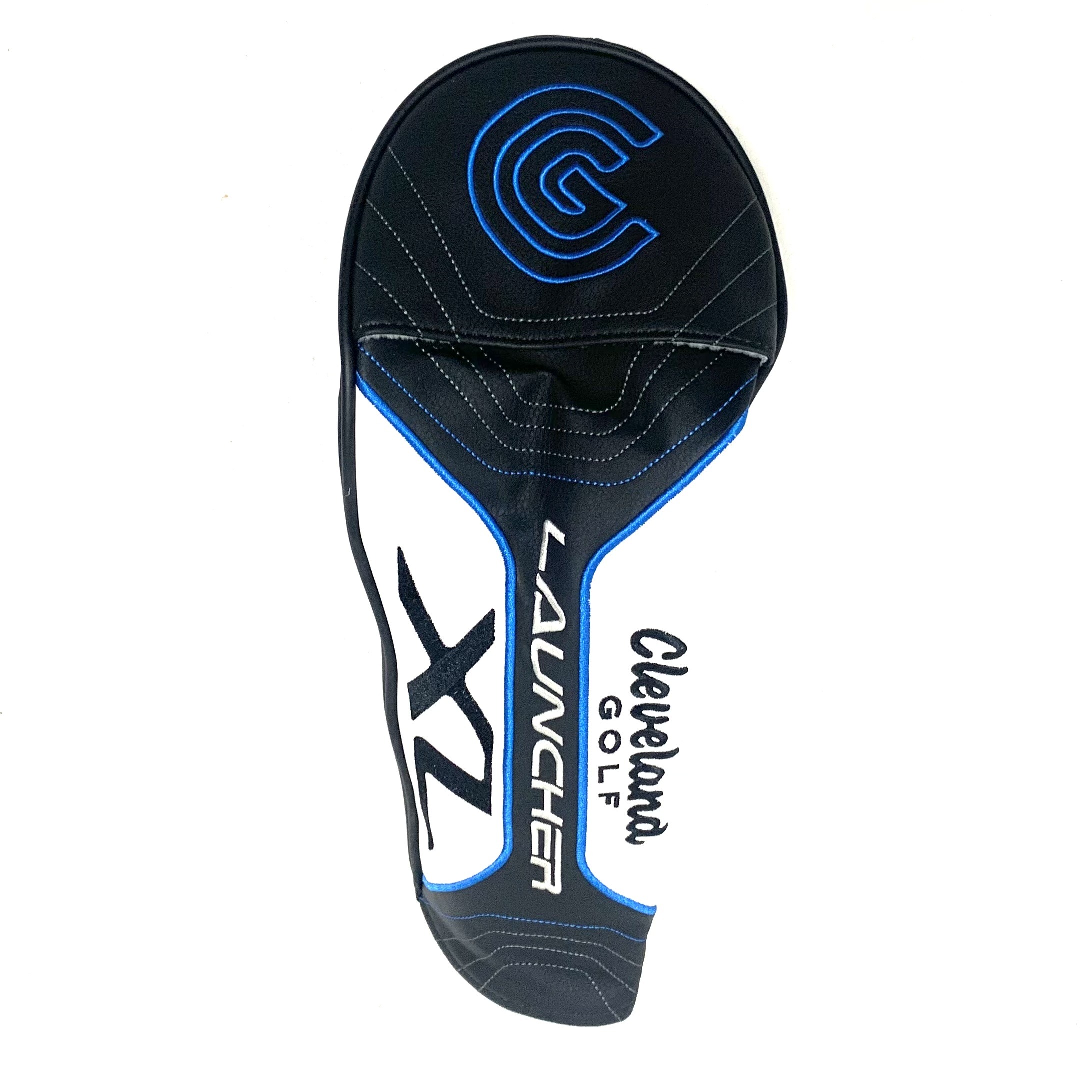 Cleveland Golf Launcher XL Driver Head Cover - White, Black and Blue - Image 2