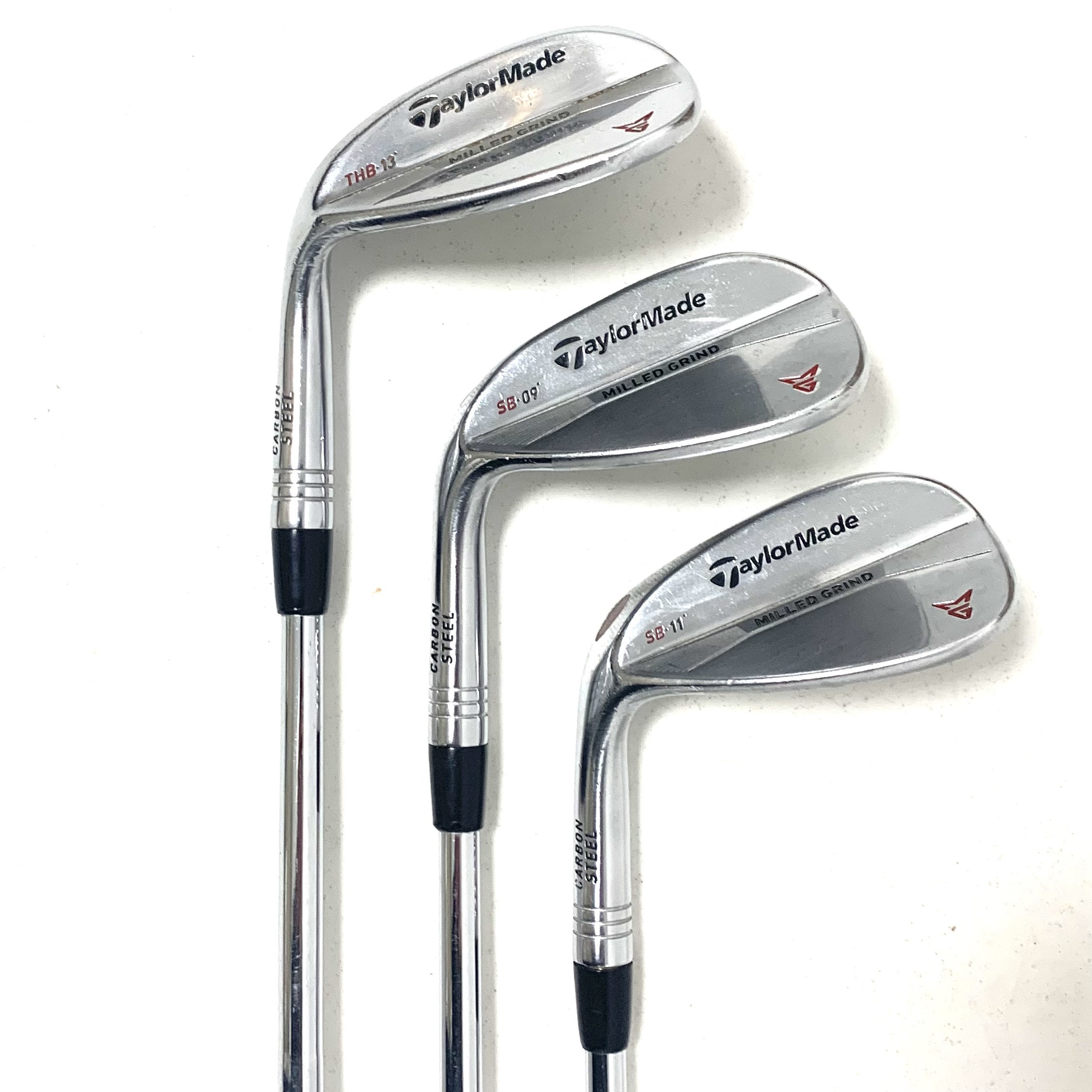 TaylorMade Milled Grind 50°/ 54°/ 58° L/H Wedge Set - KBS Tour Stiff Flex Shaft