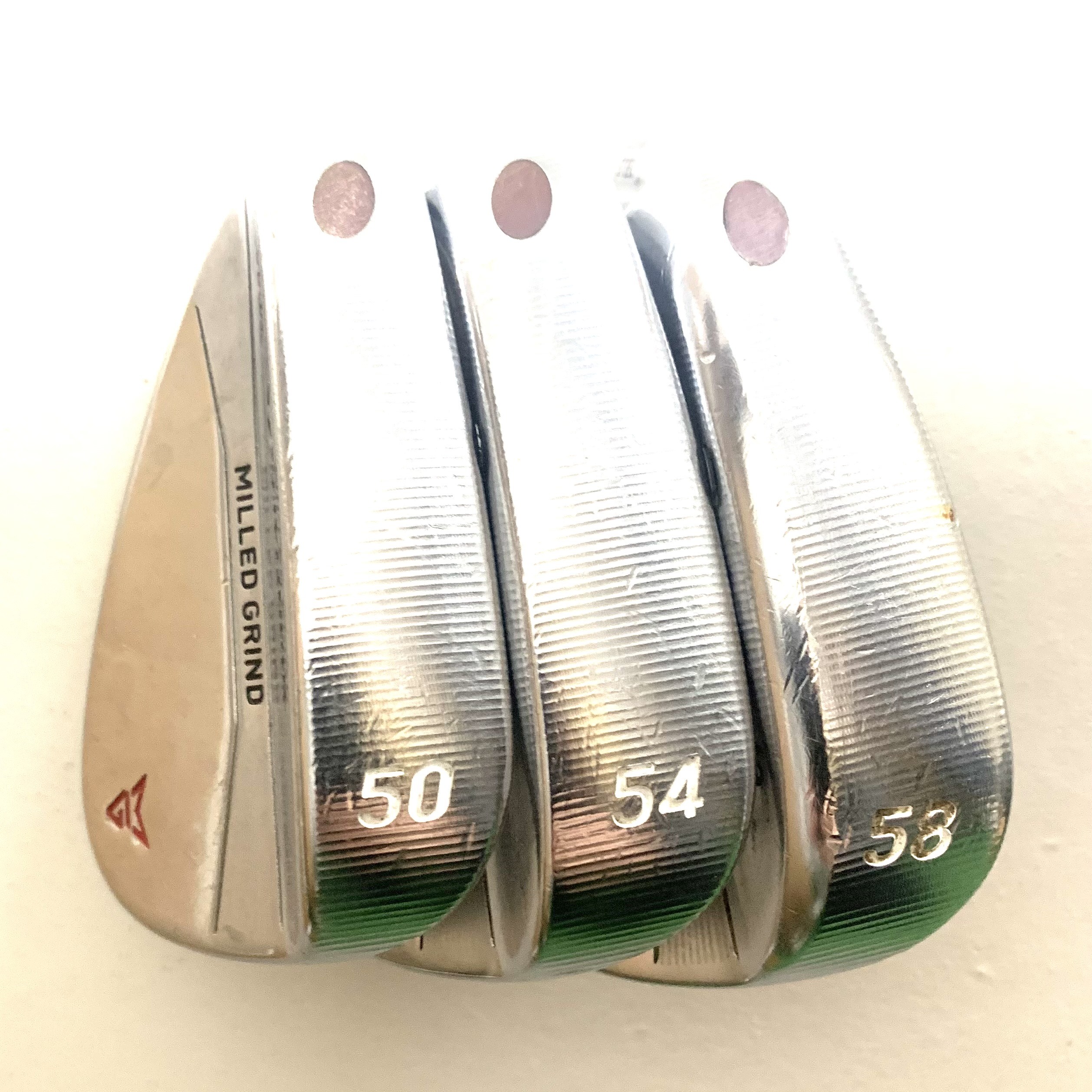 TaylorMade Milled Grind 50°/ 54°/ 58° L/H Wedge Set - KBS Tour Stiff Flex Shaft - Image 3