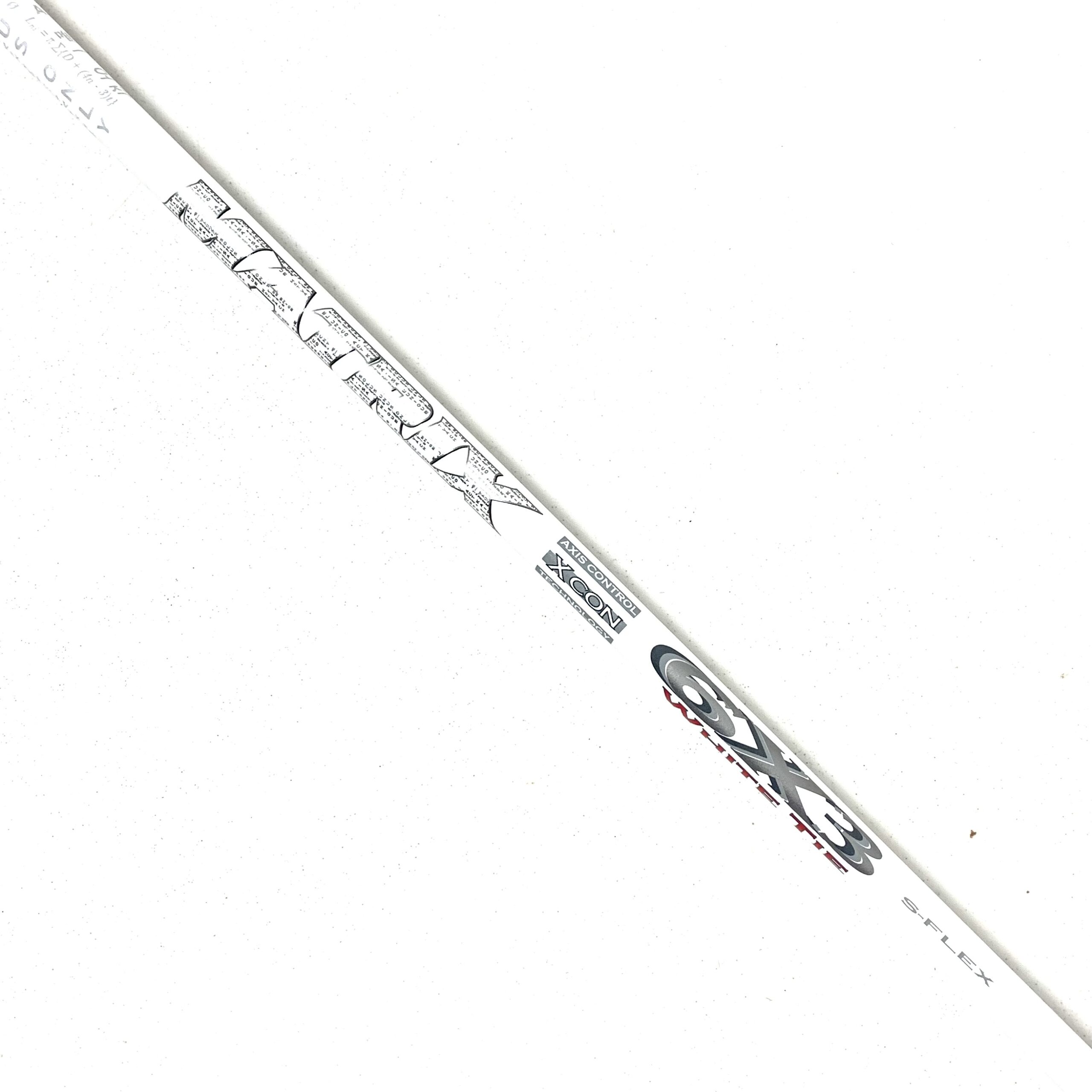 Matrix Ozik White Tie 6X3 Stiff Flex Driver Shaft - Ping Adapter