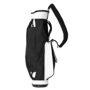Original Jones Golf Single Strap Golf Bag Black/White Vinyl