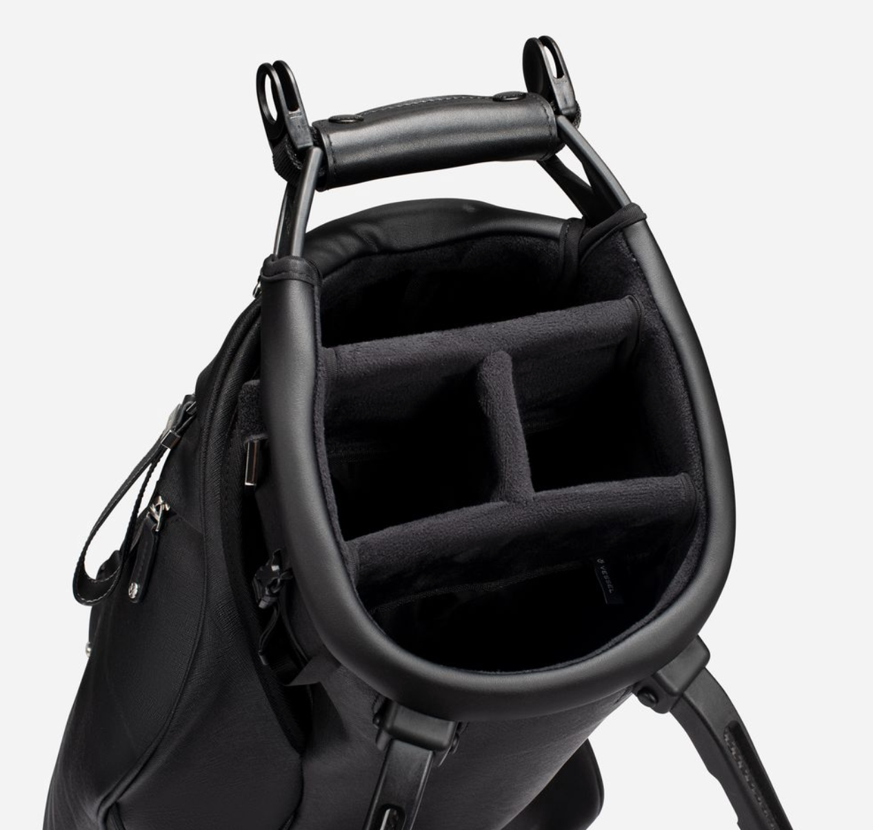Vessel Lux Stand Crosshatch Black 4 Way Stand Bag - Image 5