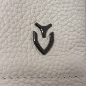 Alternative view of Vessel Leather #5 Wood Head Cover - White
