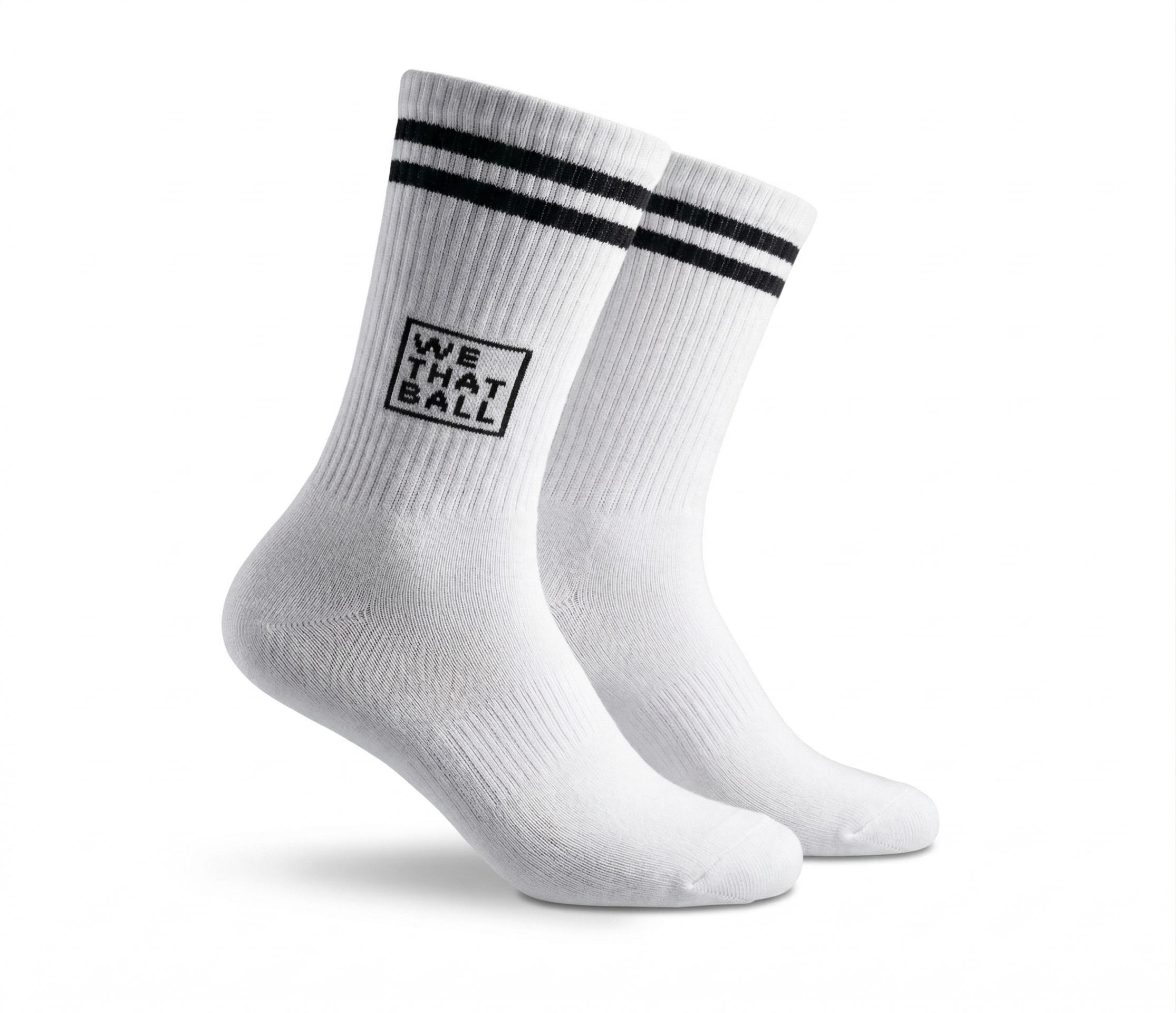 We That Ball - Heavyweight Sweat Socks White Or Black