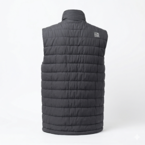 Alternative view of WE THAT BALL - Mens Warm Up Lightweight Puff Gilet in Grey